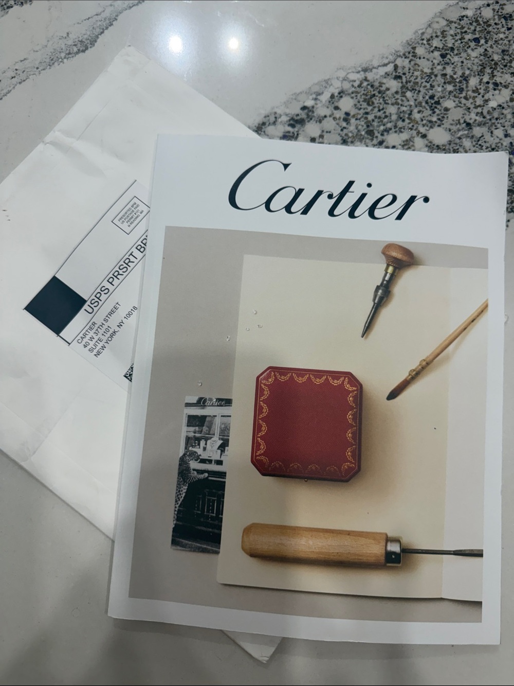 Cartier Red and Gold Brochure catalogue summer 2026
